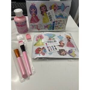 Gem Diamond Painting Kit for Kids, 26 Pieces Diamond w/Diamond Painting Sealer